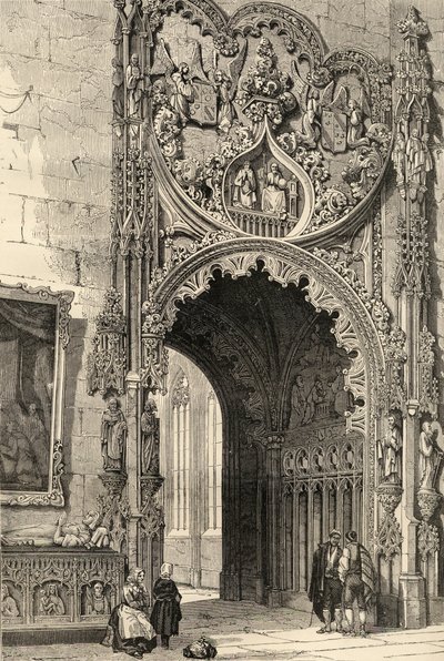 Portale della Cattedrale di Segovia, illustrazione da 